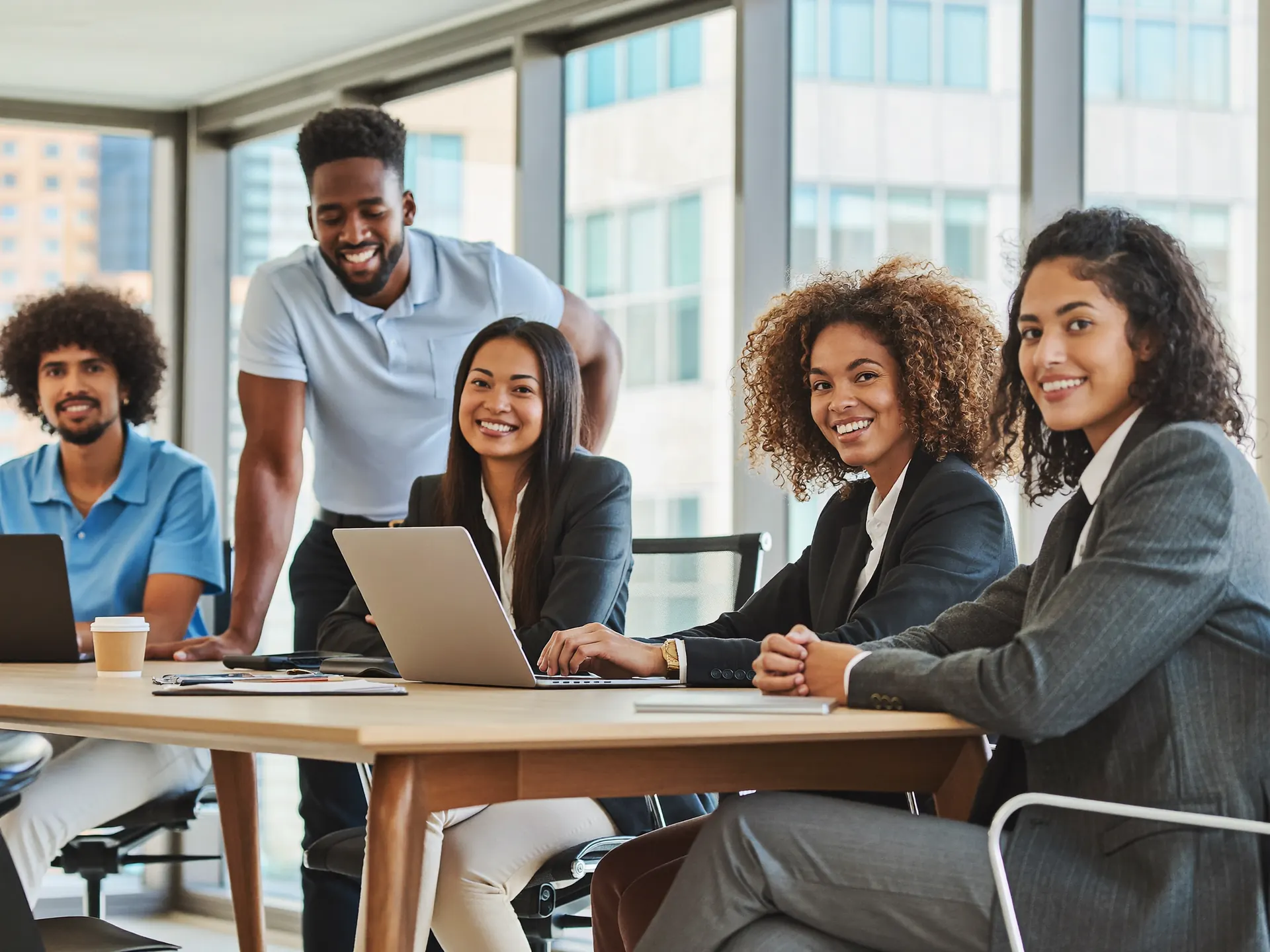 AAG Cloud Connect consultants working together in the Accra office