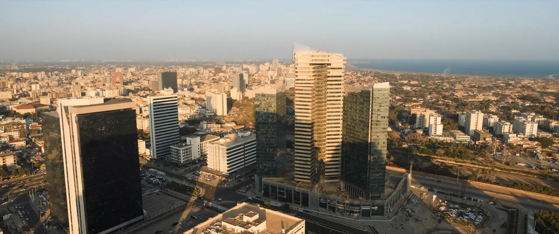 The Accra skyline, where the AAG Cloud Connect team is based